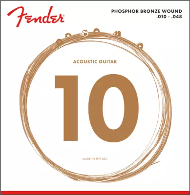 Fender - 60XL Phosphor Bronze Acoustic Strings 10-48