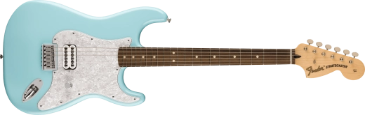 Fender - Guitare électrique Stratocaster Tom Delonge édition limitée, touche palissandre - Daphne Blue