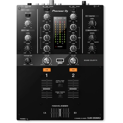 Pioneer DJ - Mixeur 2 canaux DJM-250MK2, compatible DVS avec Rekordbox