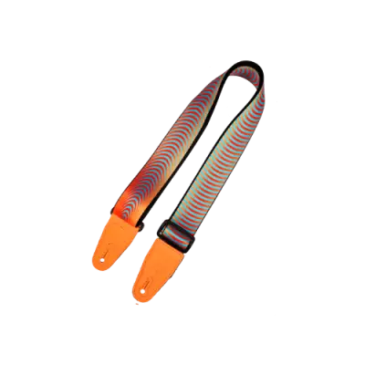 Bracelet Levys - 2 imprimés à illusion d'optique avec extrémités en cuir - Sonic Boom