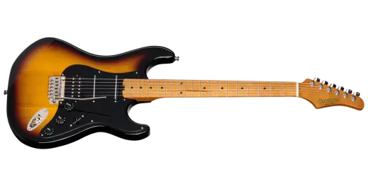 Kramer - Pacer Deluxe GT Electric Guitar with Gigbag - Tri Burst