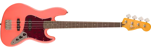 Squier - Classic Vibe 60s Jazz Bass, touche en laurier - Corail de Tahiti