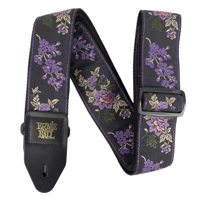 Sangle de guitare Ernie Ball - Jacquard Fleurs de lavande
