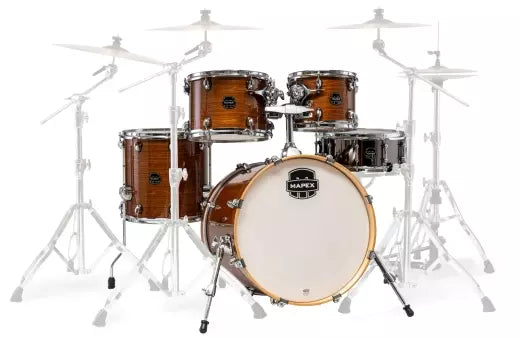Mapex - Armory Pack de 5 cartouches (20, 10, 12, 14, SD) - Châtaigne grillée