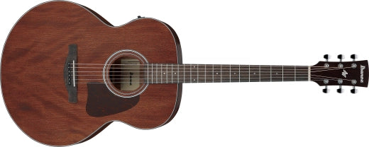 Ibanez - AJ54E Guitare acoustique/électrique Jumbo en okoumé massif - Black Out