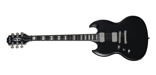 Epiphone - Guitare électrique SG Prophecy avec housse, pour gaucher - Noir de jais vieilli métallisé