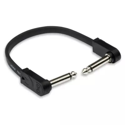 Hosa - Flat Guitar Patch Cable, Right Angle to Same - 6