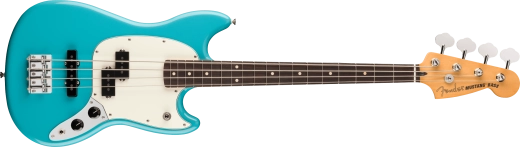 Fender - Player II Mustang Bass PJ, touche en palissandre - Aquatone Blue