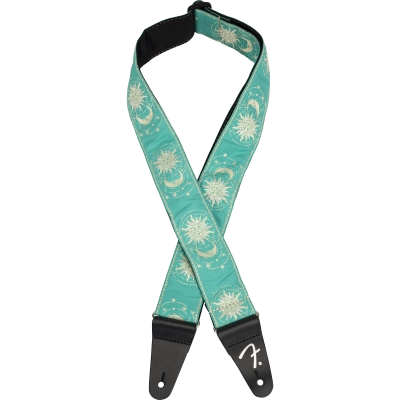 Sangle Fender American Vintage II Sun Strap - Vert mousse d'eau