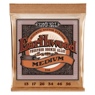 Cordes pour guitare acoustique Ernie Ball Earthwood Medium Phosphor Bronze