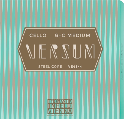 Thomastik-Infeld - Versum Cordes de violoncelle 4/4 - Jeu de deux cordes en sol et do