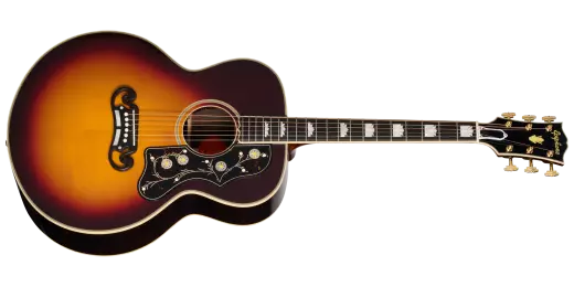 Epiphone - Guitare électro-acoustique SJ-200 d'avant-guerre en palissandre avec étui rigide - Vintage Sunburst