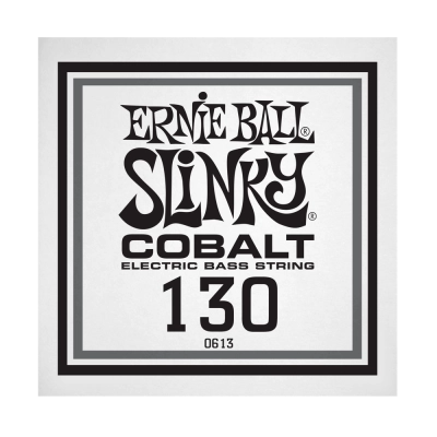 Corde simple pour basse électrique Ernie Ball .130 Cobalt Wound