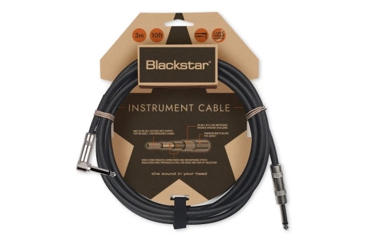 Blackstar Amplification - Standard Straight to Angled 1/4 Instrument Cable - 3m
