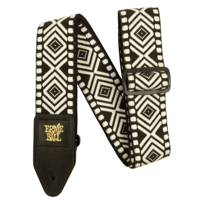 Bretelle Ernie Ball - Jacquard blanc Savannah
