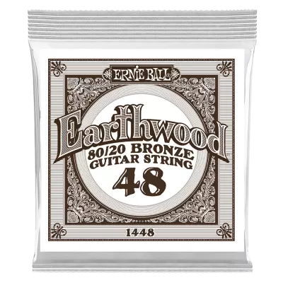 Ernie Ball - Corde simple Earthwood - .048w