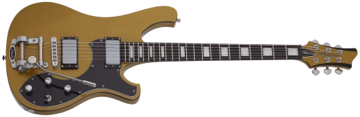Schecter - Guitare électrique Stargazer-6 Vibrato - Or métallisé