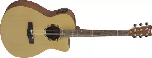 Yamaha - FSX400C Cutaway Concert Acoustic/Electric Guitar - Natural Satin
