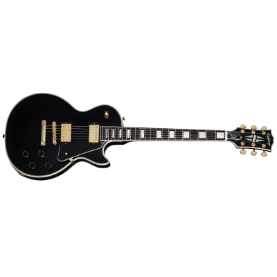 Epiphone - Guitare électrique Les Paul Custom avec étui rigide - Ébène