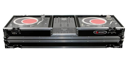 Odyssey - Coffret cercueil pour 10 platines de mixage avec roulettes