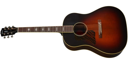 Gibson - Guitare acoustique Jumbo Advanced de 1936 avec coque rigide - Vintage Sunburst (gaucher)