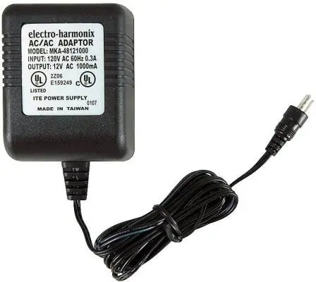 Electro-Harmonix - Adaptateur secteur USA 12V / 1000mA pour effets à lampes