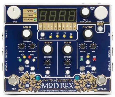Electro-Harmonix - Pédale de modulation polyrythmique Mod Rex