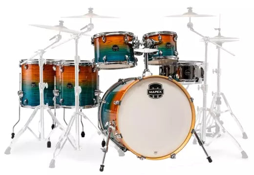 Mapex - Armory Pack de 6 cartouches (22, 10, 12, 14, 16, SD) - Coucher de soleil sur l'océan