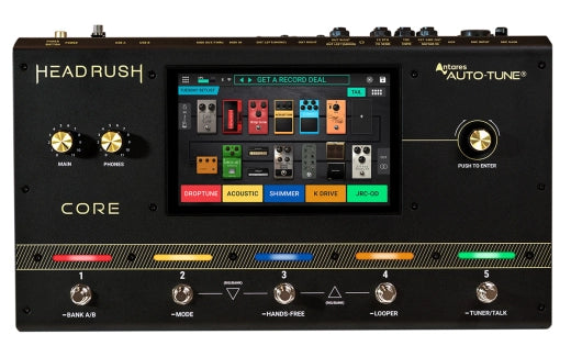HeadRush - Processeur vocal/modélisateur d'effets de guitare/ampli pour guitare