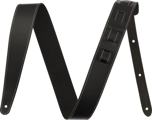 Sangle en cuir Fender - 2 Essentials - Noire