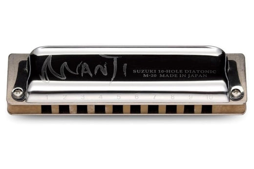 Suzuki - Manji 10-Hole Diatonic Harmonica - Key of F Natural Minor