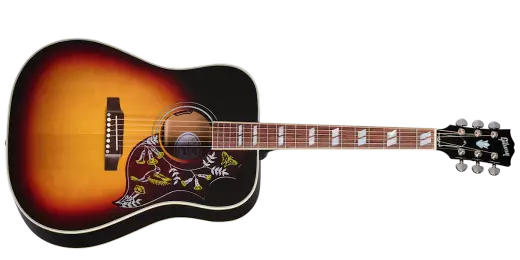 Gibson - Guitare acoustique/électrique standard Hummingbird avec étui rigide - Tri Burst