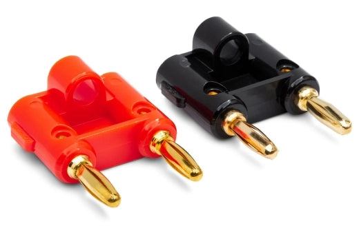 Hosa - Dual Banana Connector, 2 Pack