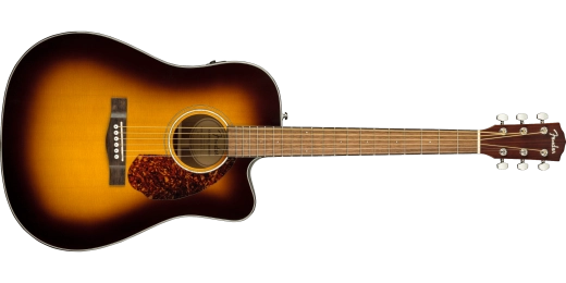 Fender - CD-140SCE Dreadnought, touche en noyer - Sunburst avec étui