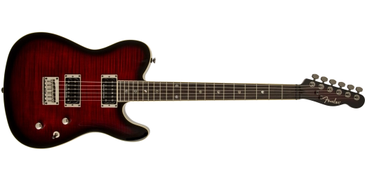 Fender - Édition spéciale Custom Telecaster FMT HH - Black Cherry Burst