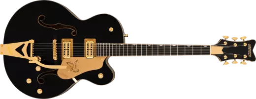 Guitares Gretsch - Synchromatic Falcon Hollow Body Single Cut avec Bigsby, touche en ébène - Noir