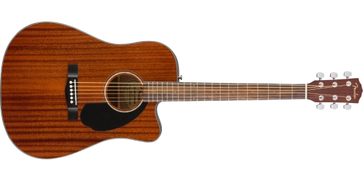 Fender - CD-60SCE Dreadnought, touche en noyer - Tout acajou