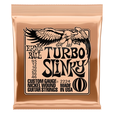 Cordes électriques Ernie Ball - Turbo Slinky 9.5-46