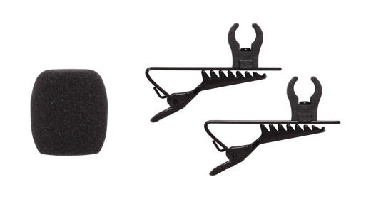 Shure - RK376 Replacement Kit with Windscreen & 2 Tie Clips for CVL Mic