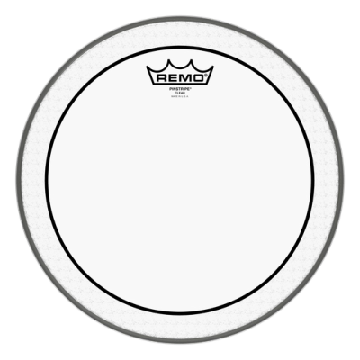 Peau de batterie Remo Pinstripe transparente - 12 pouces