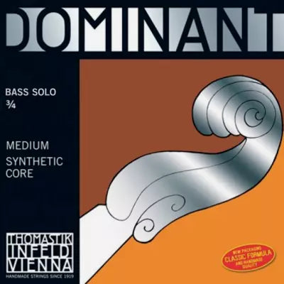 Thomastik-Infeld - Dominant Double Bass A String 3/4 - Synthetic Core - Chrome Wound - Solo Tuning