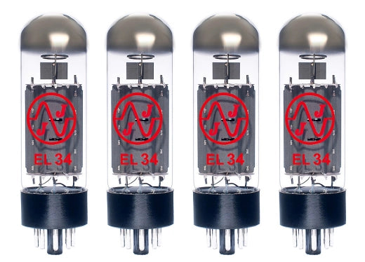 JJ Electronic - Tube de puissance EL34 - Quatuor apparié