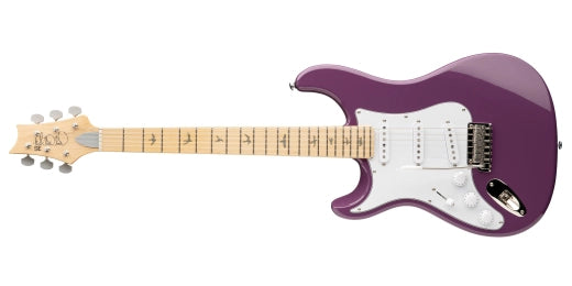 PRS Guitars - Guitare électrique John Mayer Silver Sky SE en érable avec housse, pour gaucher - Summit Purple