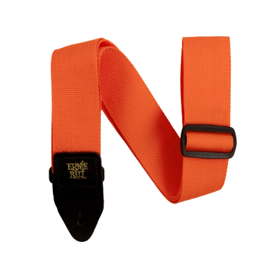 Sangle de guitare Ernie Ball en polypropylène - Orange et noir