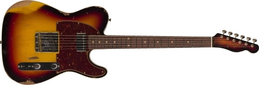 Fender - Édition limitée 2023 Reverse 1960 Tele Custom Heavy Relic - Sunburst 3 couleurs