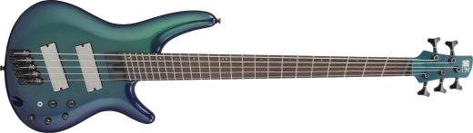 Ibanez - SR Bass Workshop Guitare basse électrique multi-diapason 5 cordes - Blue Chameleon