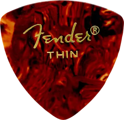Fender - Médiators classiques en celluloïd forme 346 - Fins (paquet de 12)