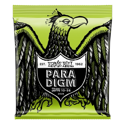 Cordes Ernie Ball Paradigm pour guitare électrique - Regular Slinky 7 cordes 10-56