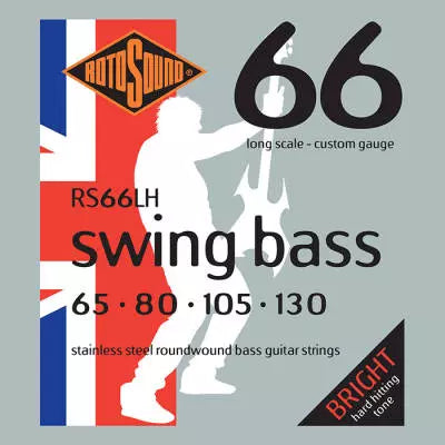 Rotosound - RS Drop Zone Stainless Steel Bass String Set 65-130