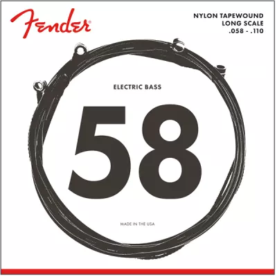 Fender - Cordes pour basse à filage en nylon 58-110